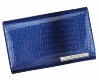 Modrá kožená peněženka Gregorio GF112 modrá, kůže
