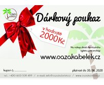 Dárkový poukaz v hodnotě 2 000,- Kč