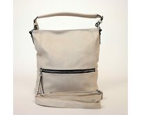 Středně velká béžová kabelka na rameno i crossbody ROMINA & CO D167/20 béžová, syntetická kůže