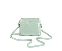 Malá pevná světlezelená crossbody kabelka David Jones 6916-1 zelená, syntetická kůže