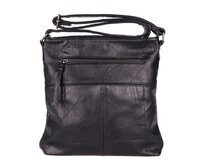 Malá černá crossbody kabelka ROMINA & CO D003 černá, syntetická kůže