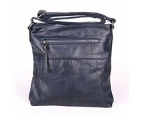 Malá tmavěmodrá crossbody kabelka ROMINA & CO D003 tmavěmodrá, syntetická kůže
