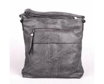 Malá tmavěšedá crossbody kabelka ROMINA & CO D003 tmavěšedá, syntetická kůže
