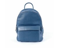 Středně velký městský modrý batoh David Jones 6911, obsah cca. 7 l modrá, syntetická kůže