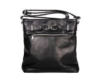 Malá/střední černá crossbody kabelka ROMINA & CO B80/24 černá, syntetická kůže