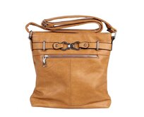 Malá/střední hnědo-oranžová crossbody kabelka ROMINA & CO B80/24 hnědá, syntetická kůže
