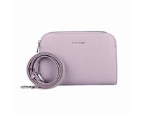 Tříoddílová malá světlefialová crossbody kabelka David Jones CM6793F světlefialová, syntetická kůže