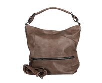 Velká hnědá do ruky, na rameno i crossbody ROMINA & CO D177 hnědá, syntetická kůže