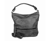 Velká tmavěšedá kabelka do ruky, na rameno i crossbody ROMINA & CO D177 šedá, syntetická kůže