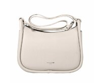 Střední krémová crossbody kabelka David Jones 7164 krémová, syntetická kůže