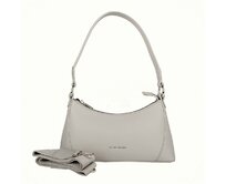 Malá světlešedá kabelka na rameno i crossbody David Jones CM7321 světlešedá, syntetická kůže
