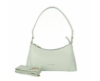 Malá světlezelená kabelka na rameno i crossbody David Jones CM7321 světlezelená, syntetická kůže