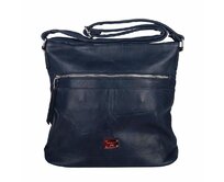 Střední modrá crossbody kabelka ROMINA & CO D548/25 modrá, syntetická kůže