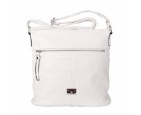 Střední bílá crossbody kabelka ROMINA & CO D548/25 bílá, syntetická kůže