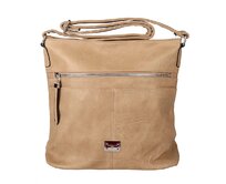 Střední hnědá crossbody kabelka ROMINA & CO D548/25 hnědá, syntetická kůže
