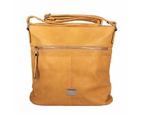 Střední žlutá crossbody kabelka ROMINA & CO D548/25 žlutá, syntetická kůže