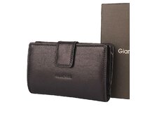 Kvalitní kožená peněženka Gianni Conti no. 046 černá černá, kůže