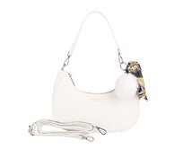 Malá bílá kabelka na rameno i crossbody Flora 6994 bílá, syntetická kůže