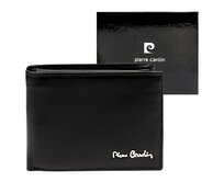 Kvalitní černá kožená peněženka Pierre Cardin Tilak09 8806 černá, kůže