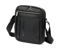 Černá středně velká crossbody taška Pierre Cardin 8134 černá, syntetická kůže