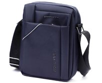 Modrá středně velká crossbody taška Pierre Cardin 2011 modrá, syntetická kůže