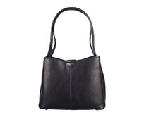 Tříoddílová černá kabelka na rameno David Jones CM7176 černá, syntetická kůže