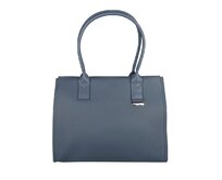 Velká modrá kabelka na rameno David Jones CM7714 na formát A4 modrá, syntetická kůže