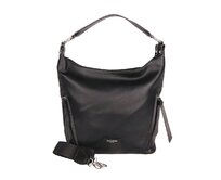 Střední/velká černá kabelka na rameno David Jones CM7422 černá, syntetická kůže