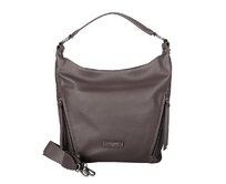 Střední/velká tmavěhnědá kabelka na rameno David Jones CM7422 tmavěhnědá, syntetická kůže