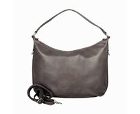 Velká šedo-hnědá kabelka na rameno David Jones CM7426 šedo-hnědá, syntetická kůže