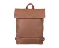 Střední hnědý kožený batoh 235 o obsahu cca. 6 l na formát A4 hnědá, kůže