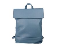 Střední džínově modrý kožený batoh 235 o obsahu cca. 6 l na formát A4 džínově modrá, kůže