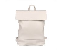 Střední latté kožený batoh 235 o obsahu cca. 6 l na formát A4 béžová, kůže