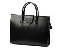 Kožená dámská černá business taška do ruky Camilla no. 778 černá, kůže