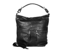 Velká černá kabelka do ruky, na rameno i crossbody ROMINA &amp; CO D177-1 NEW černá, syntetická kůže