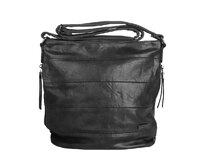 Středně velká tmavěšedá crossbody kabelka ROMINA &amp; CO D600 tmavěšedá, syntetická kůže