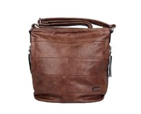 Středně velká světlehnědá crossbody kabelka ROMINA &amp; CO D600 světlehnědá, syntetická kůže