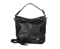 Velká černá kabelka na rameno i crossbody ROMINA D569/25 černá, syntetická kůže