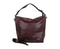 Velká hnědá kabelka na rameno i crossbody ROMINA D569/25 hnědá, syntetická kůže
