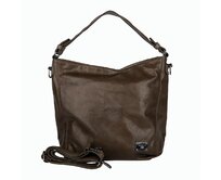 Velká khaki kabelka na rameno i crossbody ROMINA D569/25 khaki, syntetická kůže