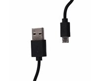 Whitenergy Datový kabel micro USB 100 cm černý Černá