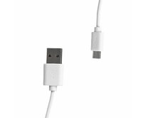 Whitenergy Datový kabel micro USB 100 cm bílý Bílá