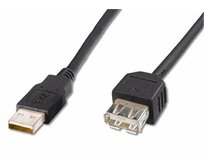 PremiumCord USB 2.0 A-A 2m Černá
