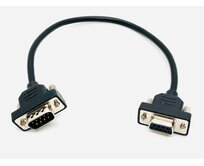 Kabel RS232, 0,2 m, mini konektor, černý, pro připojení tiskáren s rozhraním RS-232