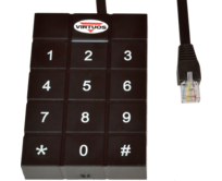 VIRTUOS RFID 125 kHz adaptér s klávesnicí Černá