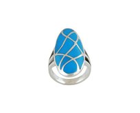 AutorskeSperky.com - Stříbrný prsten s tyrkysem -  S223 Stříbro