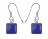AutorskeSperky.com - Stříbrné naušnice s lapis lazuli - S807 Stříbro
