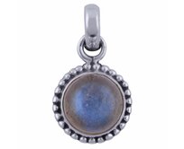 AutorskeSperky.com - Stříbrný přívěsek s labradoritem - S1098 Stříbro