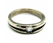 AutorskeSperky.com - Stříbrný prsten se zirkonem - S1230 Stříbro