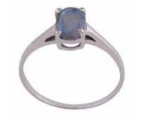 AutorskeSperky.com - Stříbrný prsten s labradoritem - S1875 Stříbro